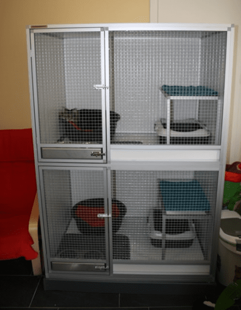 cat pens made from upvc and aluminium