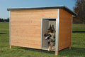 CRUFTS LUXURY HEAVY DUTY INSULATED TANALISED WOODEN DOG KENNEL