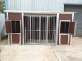 Double Plastic Kennel and Run