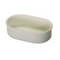 Plastic oval feed dishes pack of 10