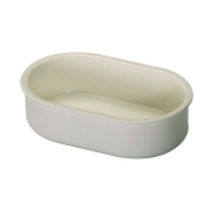 Plastic oval feed dishes pack of 10